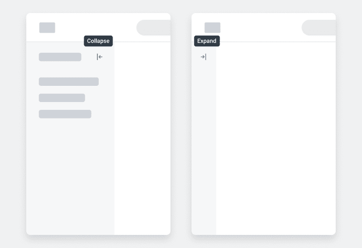 Image demonstrating a Side Panel with tooltip.