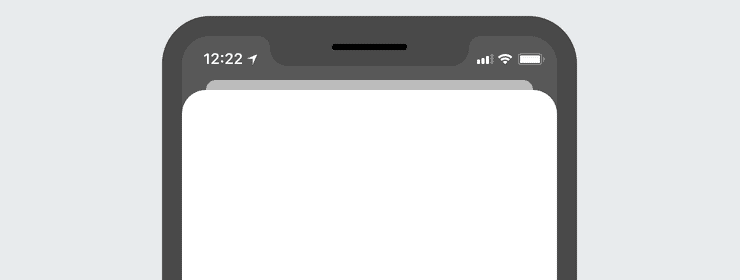 Image of a full size bottom sheet.