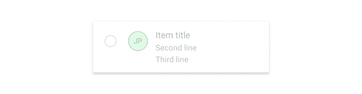 The disabled state of an avatar in a composite component