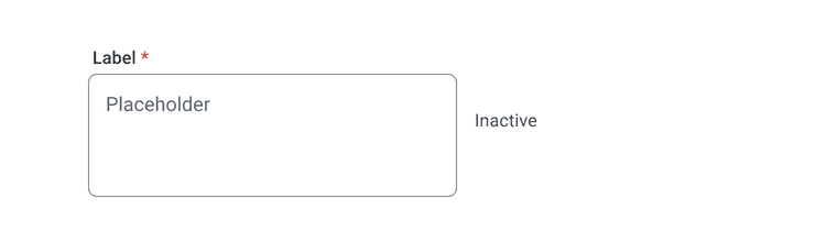 Image of an Inactive Text Area.