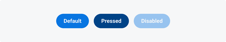 Image of Primary Buttons interaction states