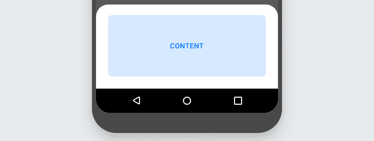 Image of a content sized sheet