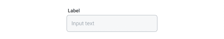 Image of a Text Input in its disabled state.